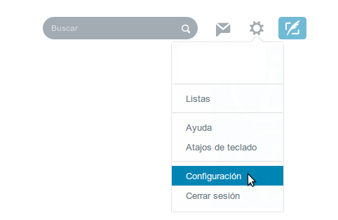 Configuración twitter