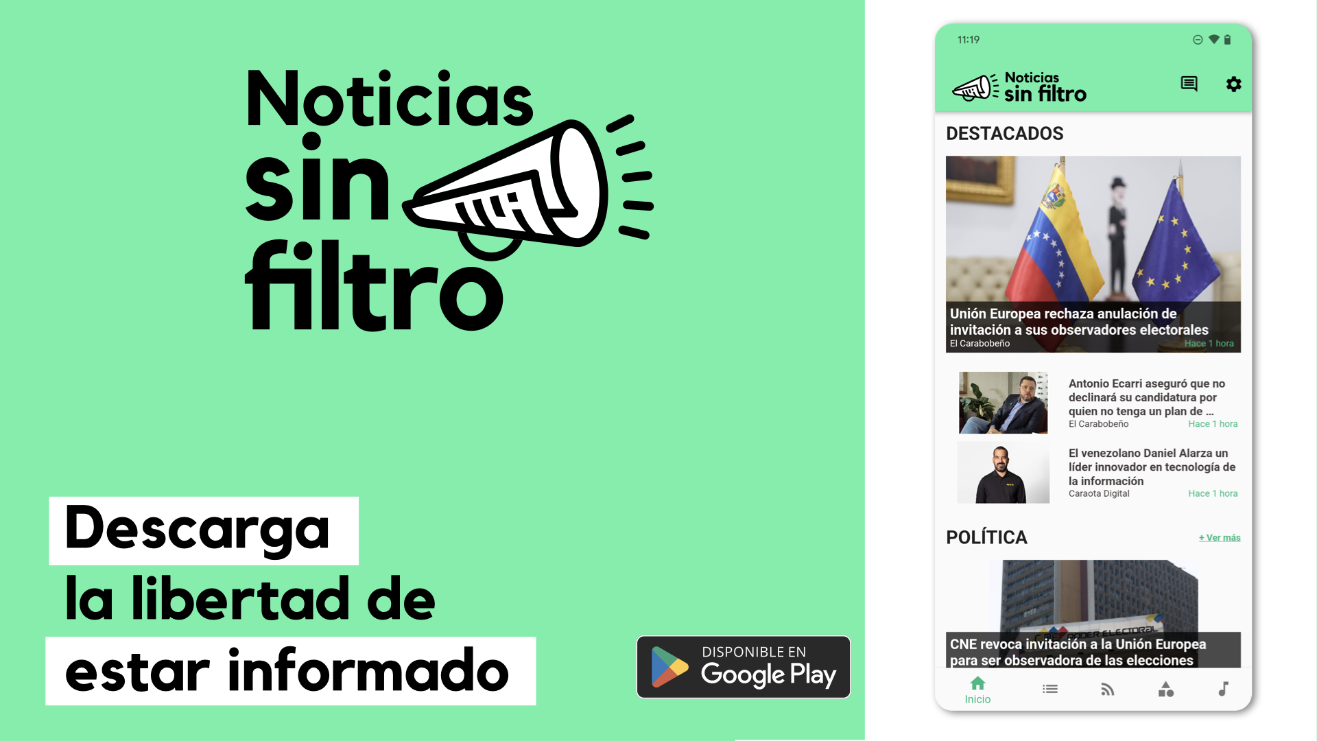 Descarga la libertad de estar informado